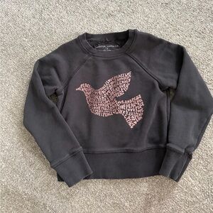 Spiritual Gangster Black Sweatshirt with Pink Graphic